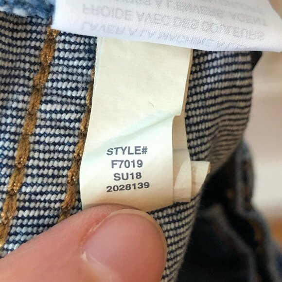 MADEWELL High-Rise Denim Shorts in Glenoaks Wash: Cutoff Edition Size 26 - Picture 5 of 8